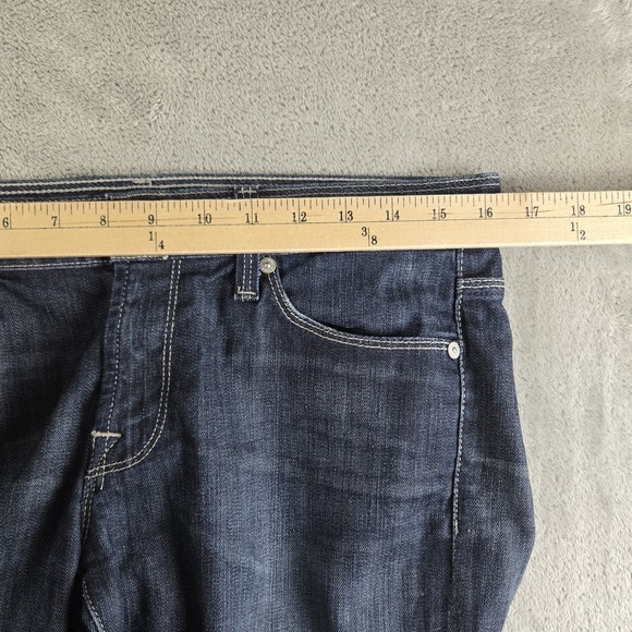 7 For All‎ Mankind Roxanne Jeans Womens 28 Blue Denim Skinny Classic Stretchy - Picture 3 of 15